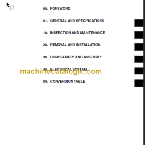 KOMATSU FB15RJ 18RJ-12 SHOP MANUAL