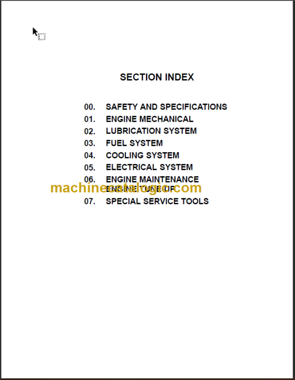 KOMATSU FG33S FG35S(Z) FG40S(Z) SHOP MANUAL