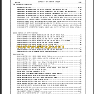 NAVISTAR CTS-5122T 2000-4000-8000 CIRCUIT DIAGRAMS