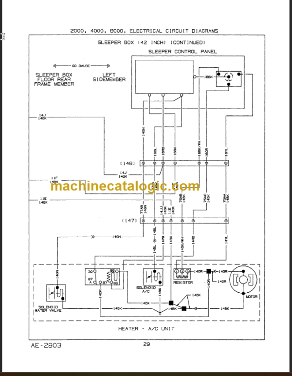 NAVISTAR CTS-5122T 2000-4000-8000 CIRCUIT DIAGRAMS