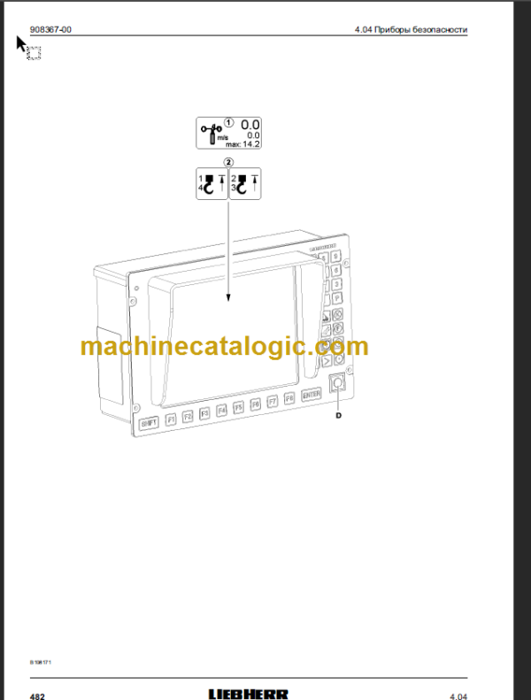 LIEBHERR LTM1500 8.1 INSTRUCTION MANUAL