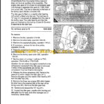 KOMATSU CX DX20 EX PERKINS ENGINE SHOP MANUAL