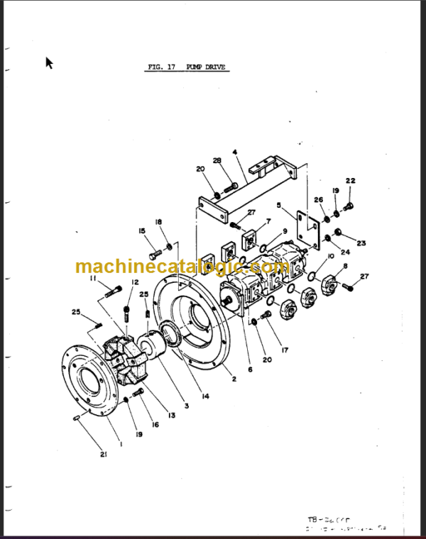 TAKEUCHI TB2200 D (Body) Compact Excavator Parts Manual