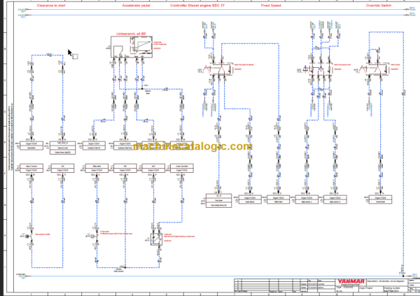 YANMAR V120 V120-1 SERVICE MANUAL