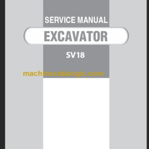 YANMAR SV18 SERVICE MANUAL