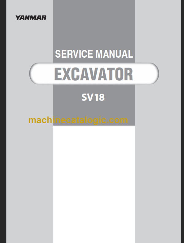 YANMAR SV18 SERVICE MANUAL