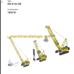 LIEBHERR HS8130 HD PARTS CATALOGUE