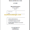 LIEBHERR LR1350-1 OPERATING MANUAL