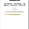 KOMATSU FB12M-1R FB15M-1R PARTS CATALOGUE