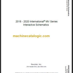 NAVISTAR MV SERIES INTERACTIVE SCHEMATICS