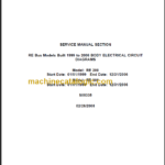NAVISTAR RE BUS SERVICE MANUAL