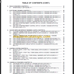 NAVISTAR FE-SCF BUS ELECTRICAL CIRCUIT DIAGRAMS