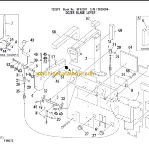 TAKEUCHI TB28FR Mini Excavator Parts Manual