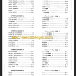 TAKEUCHI TB36 Compact Excavator Parts Manual