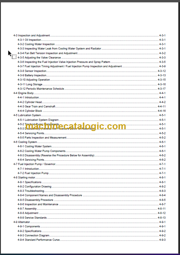 YANMAR C30-2 SERVICE MANUAL