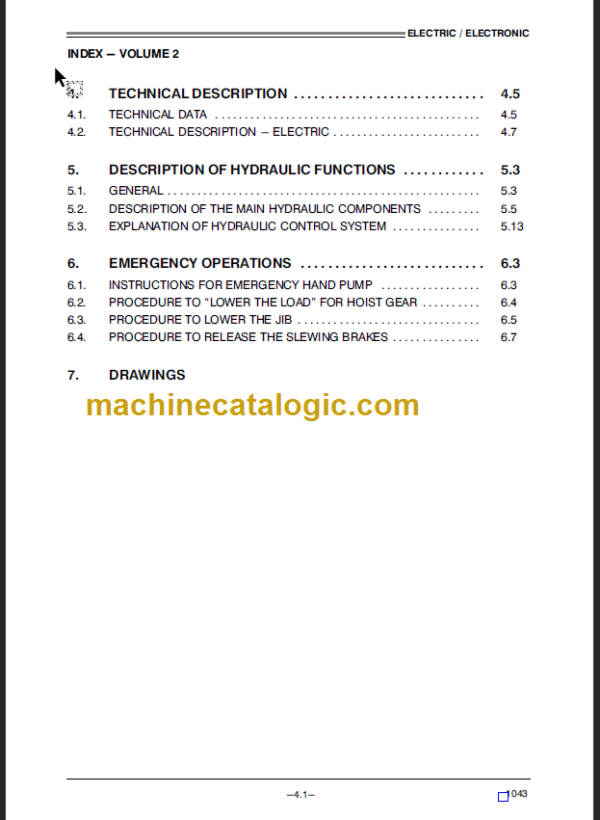 LIEBHERR CBW 45 40 32 20 TECHNICAL INFORMATION