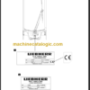 LIEBHERR LR1350-1 OPERATING MANUAL