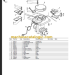KOMATSU FB12M-1R FB15M-1R PARTS CATALOGUE