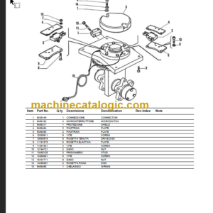 KOMATSU FB12M-1R FB15M-1R PARTS CATALOGUE