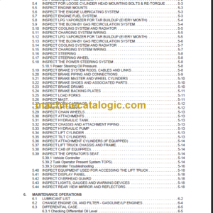 KOMATSU AX20 FG15 18 SERVICE MANUAL