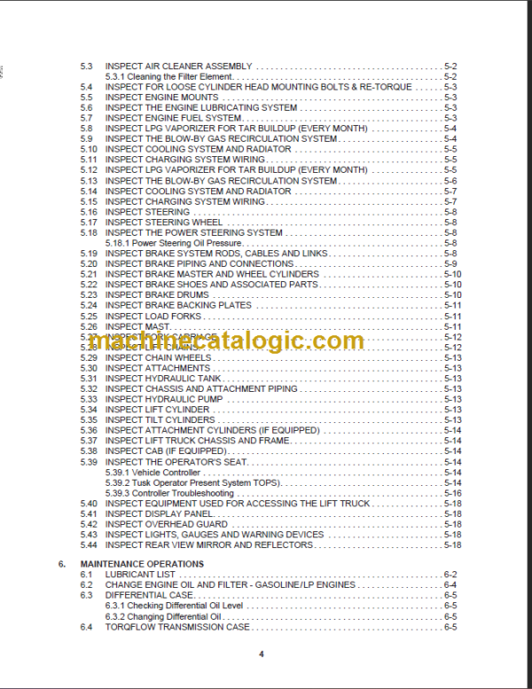 KOMATSU AX20 FG15 18 SERVICE MANUAL