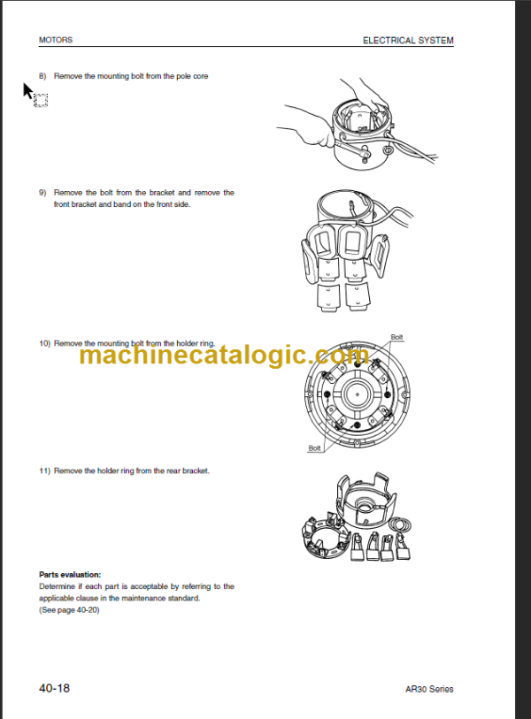 KOMATSU FB15RJW 18RJW-12 SHOP MANUAL