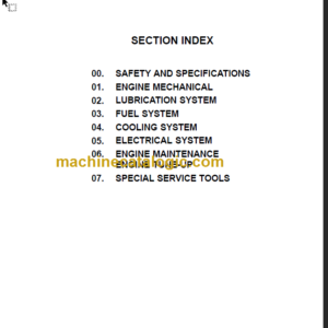 KOMATSU FG40 45S SHOP MANUAL