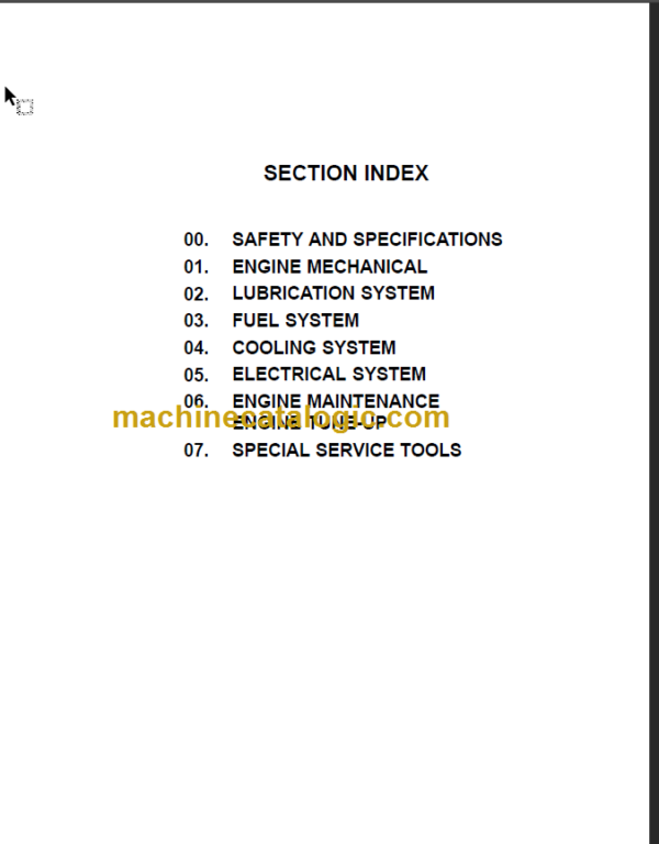 KOMATSU FG40 45S SHOP MANUAL