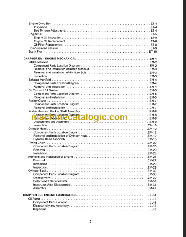 KOMATSU FG35 40 45ST 45BCS-7 OPERATION MANUAL