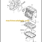 TAKEUCHI TB219 Mini Excavator Parts Manual Engine