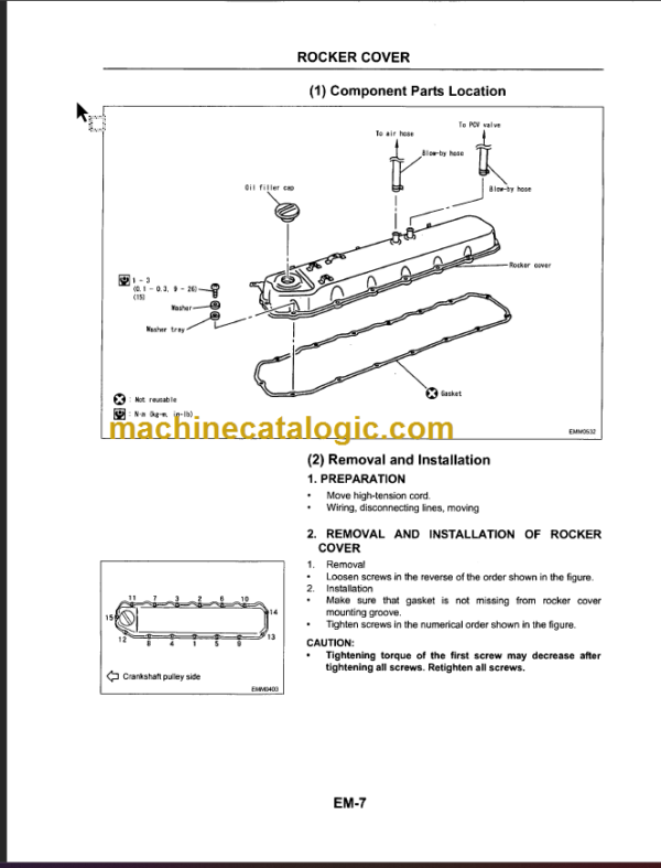 KOMATSU FG35 40 45ST 45BCS-7 OPERATION MANUAL