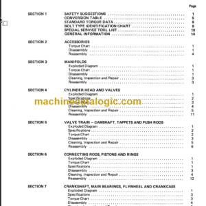 NAVISTAR CGES-250-1 ENGINE SERVICE MANUAL