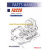 TAKEUCHI TB228 Mini Excavator Parts Manual