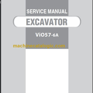 YANMAR VIO57 SERVICE MANUAL