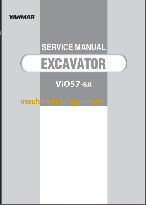 YANMAR VIO57 SERVICE MANUAL