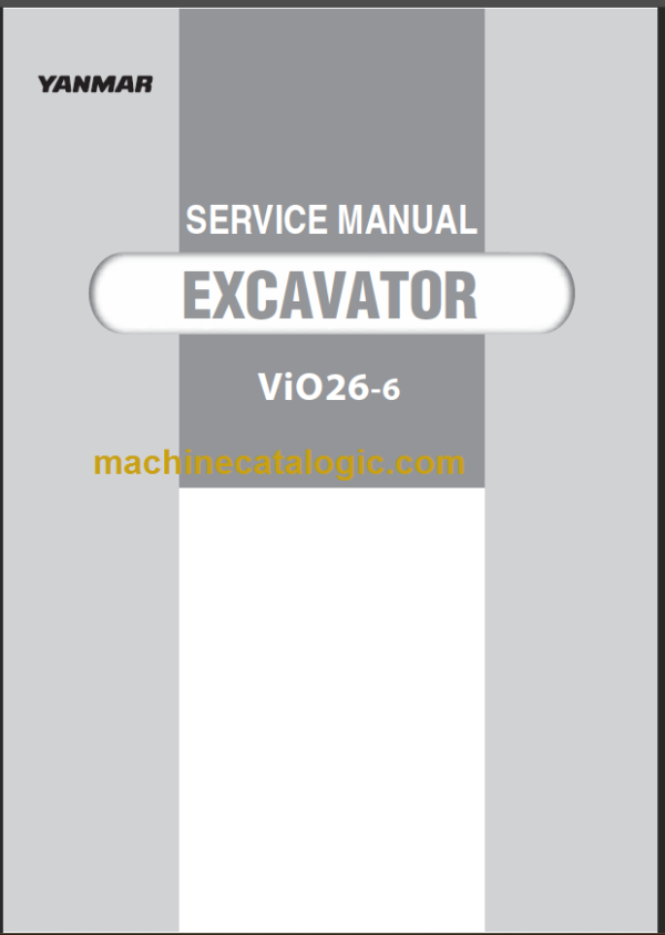 YANMAR VIO26-6 SERVICE MANUAL