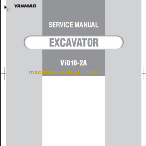 YANMAR VIO10-2A SERVICE MANUAL