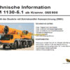 LIEBHERR LTM 1130 5.1 TECHNICAL INFORMATION