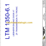 LIEBHERR 1350 6.1 DIAGRAM ELECTRIES SYSTEM