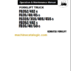 KOMATSU FD35 40 50-5 OPERATION MANUAL