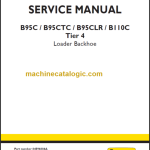 B95C-B95CTC-B95 CLR-B110C TIER4 SERVICE MANUAL