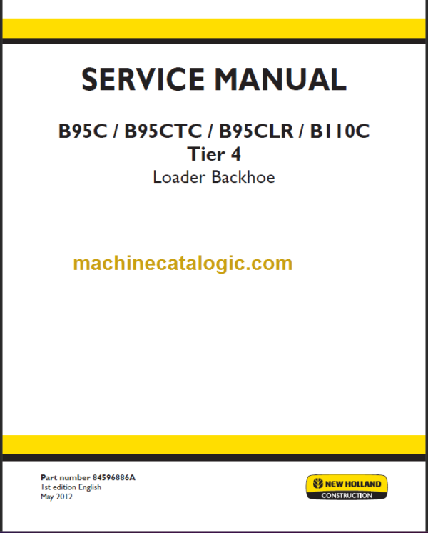 B95C-B95CTC-B95 CLR-B110C TIER4 SERVICE MANUAL