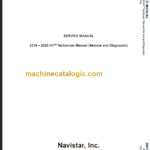 NAVISTAR HV Technician Service-Diagnostıc Manual
