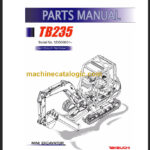 TAKEUCHI TB235 Compact Excavator Parts Manual