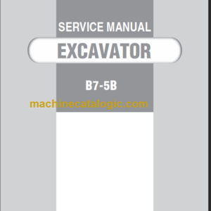 YANMAR B7-5B SERVICE MANUAL