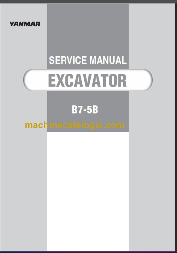 YANMAR B7-5B SERVICE MANUAL