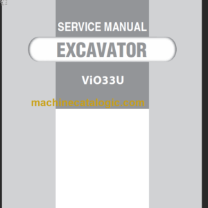 YANMAR VIO33U SERVICE MANUAL