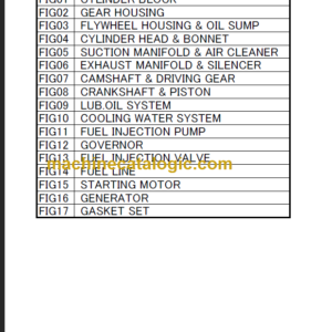 TAKEUCHI TB228 Mini Excavator Parts Manual