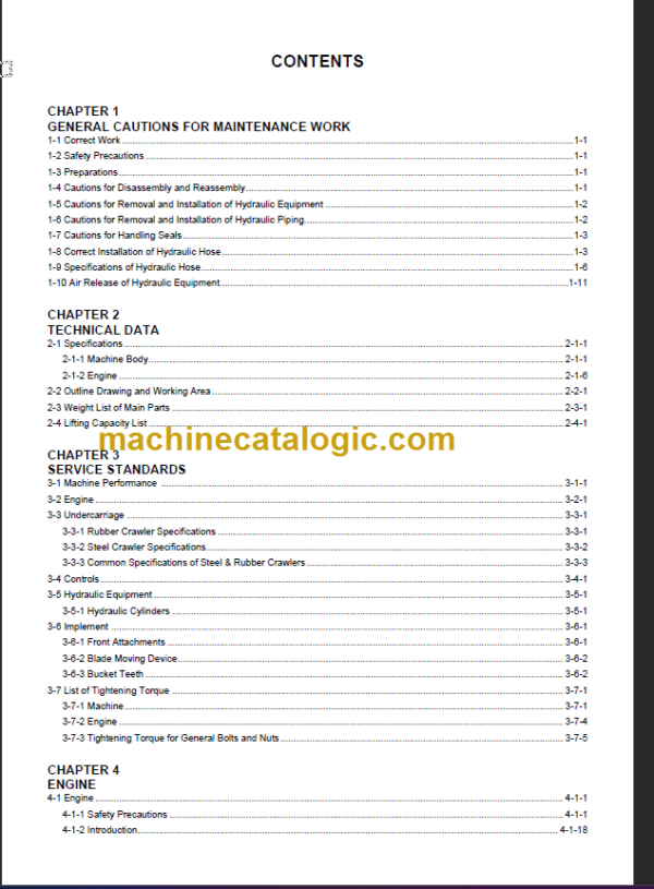 YANMAR B7-5B SERVICE MANUAL