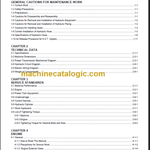 YANMAR SC30R-2 SERVICE MANUAL